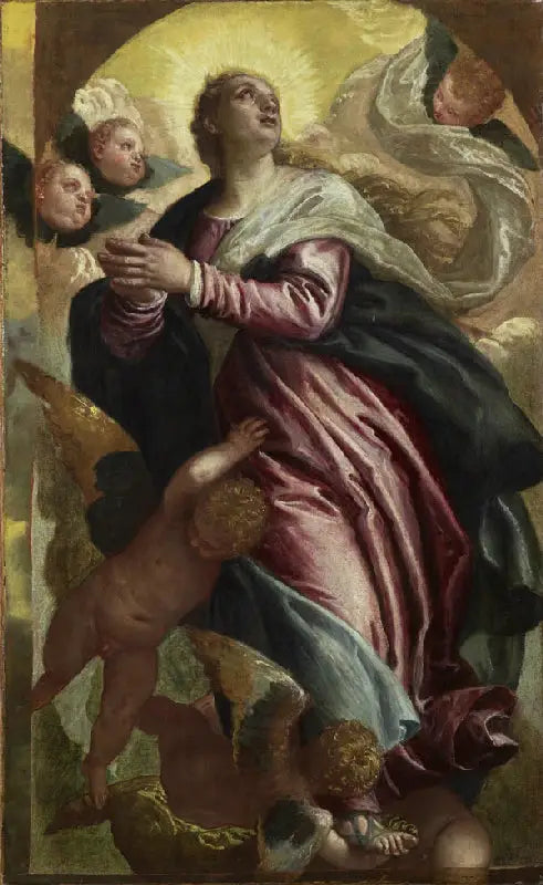 Jomfru Marias Antagelse - Paul Véronèse