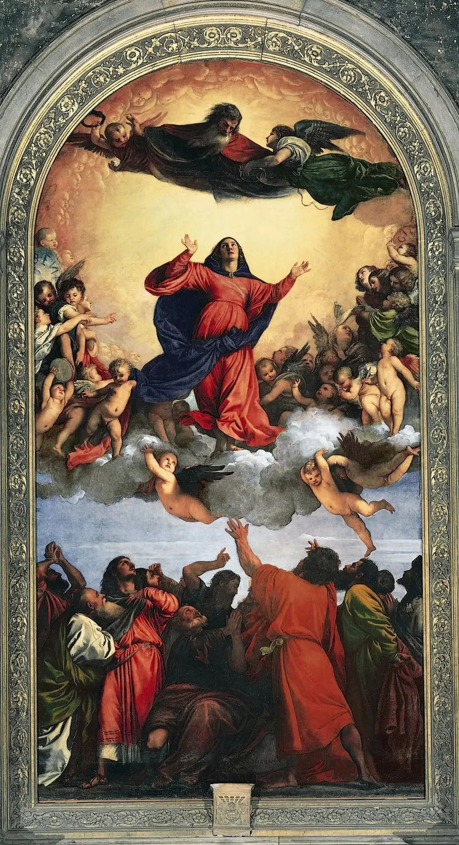 Jomfru Marias Himmelfart - Titian