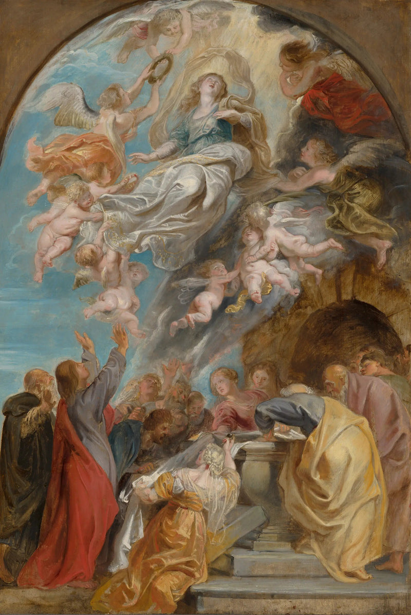 Marie Marias Antagelse - Peter Paul Rubens