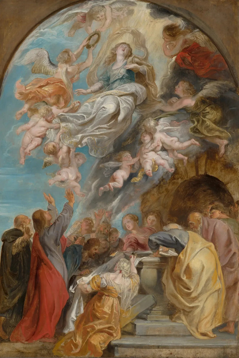 Marie Marias Antagelse - Peter Paul Rubens