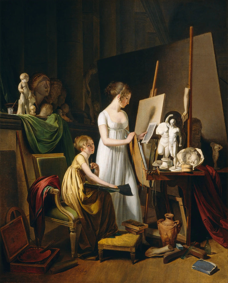 En malers værksted - Louis-Léopold Boilly