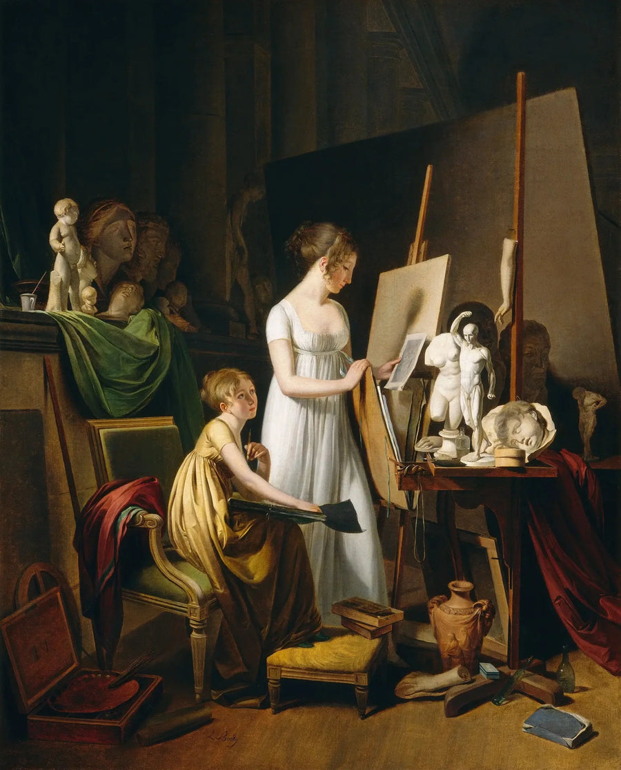 En malers værksted - Louis-Léopold Boilly