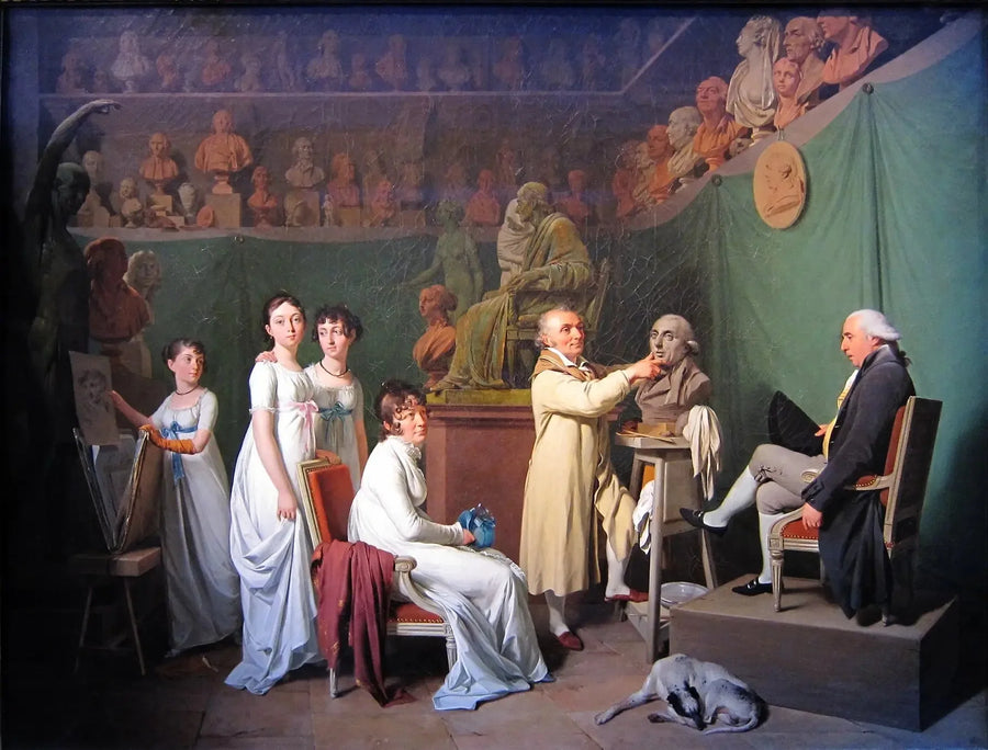 Houdon Værksted - Louis-Léopold Boilly