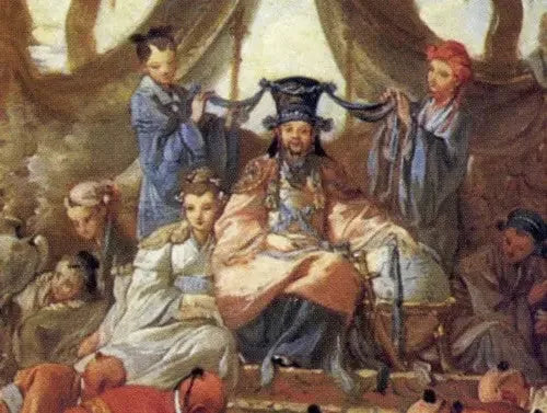 Kineserens kejserens publikum - François Boucher