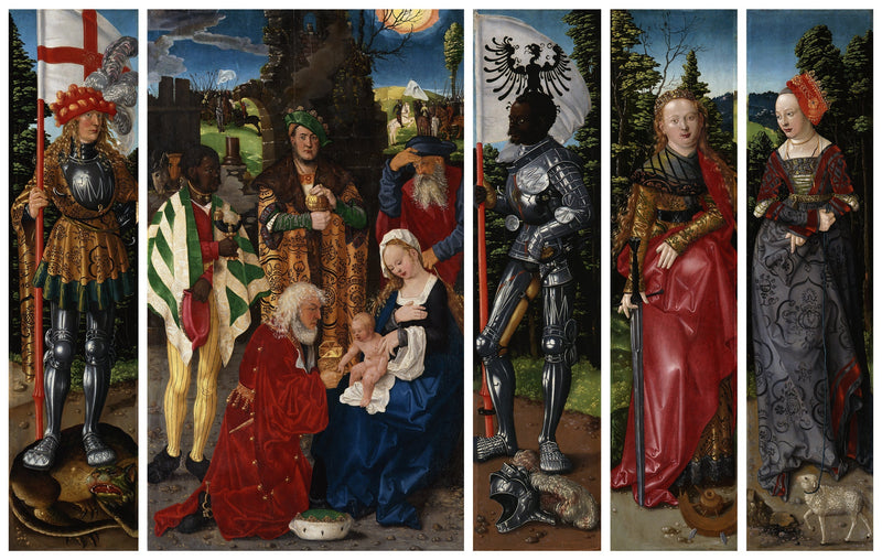 Alteret for de tre konger - Hans Baldung Grien