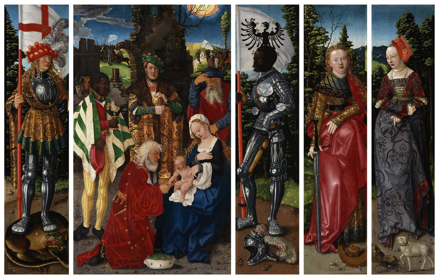 Alteret for de tre konger - Hans Baldung Grien