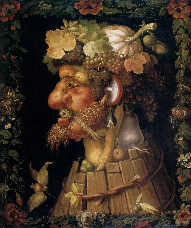 Efteråret - Giuseppe Arcimboldo
