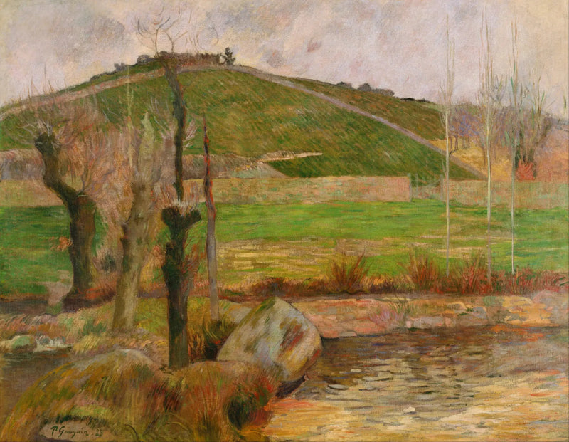Avenen neden for Montagne Sainte-Marguerite - Paul Gauguin