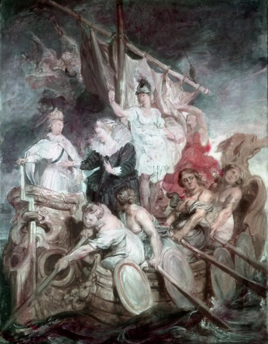 Louis XIII's Ankomst til myndighed - Peter Paul Rubens