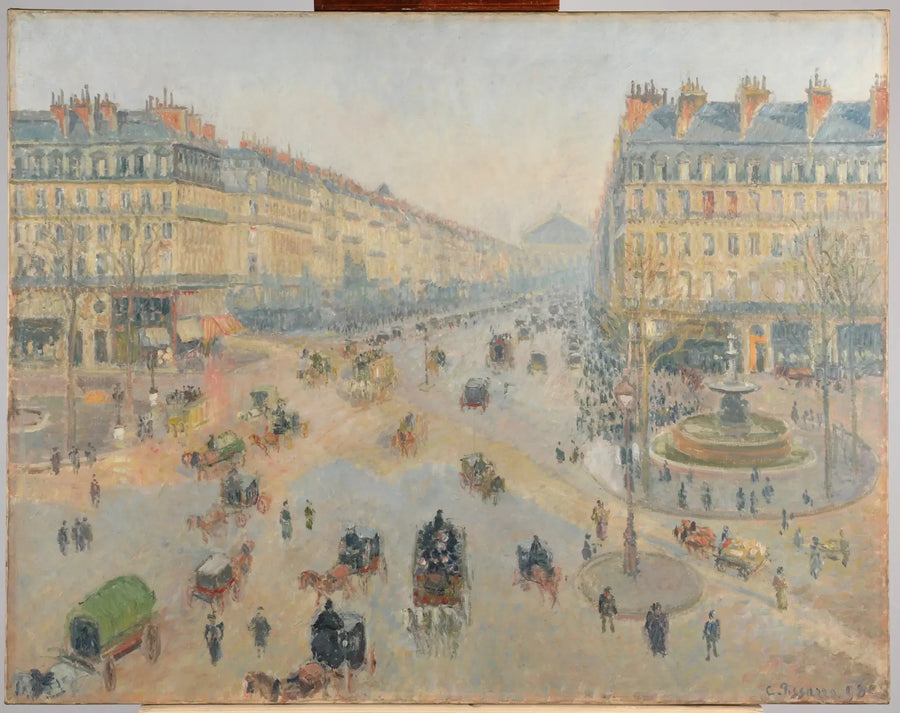 Operaens Avenue - Camille Pissarro