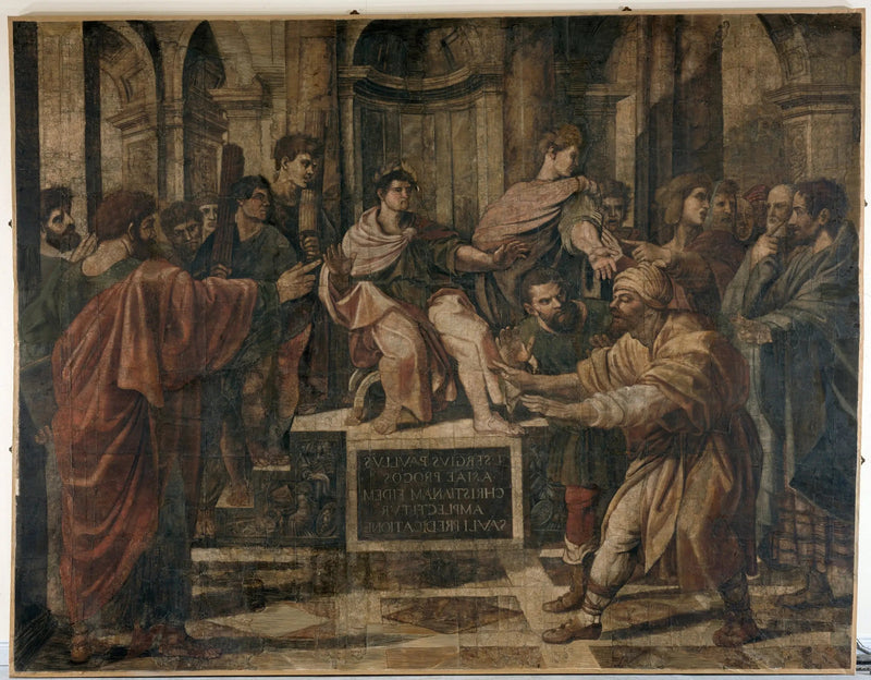 Elymas' blindhed - Raphael Sanzio