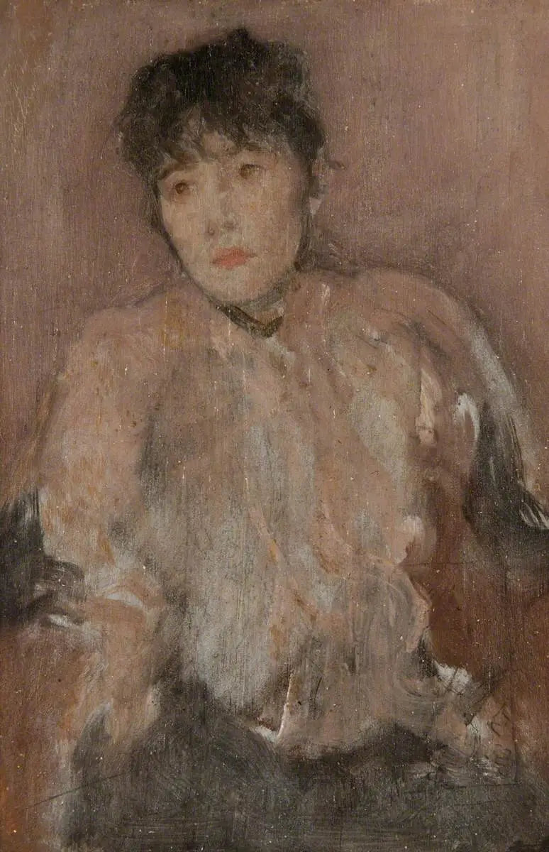Det lyserøde tørklæde - James Abbott McNeill Whistler