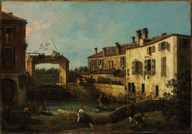 Dolo-slusen - Canaletto