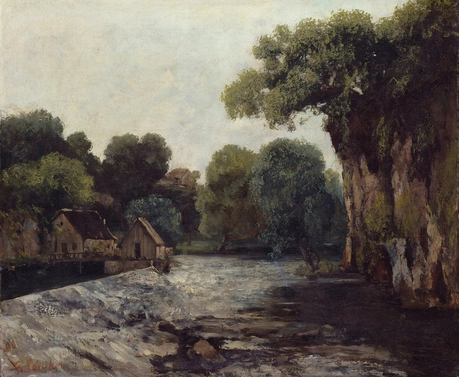 Loue-slusen - Gustave Courbet