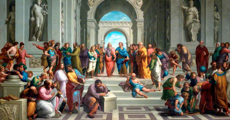 Akademiets Skole (efter Raphael) - Anton Raphael Mengs