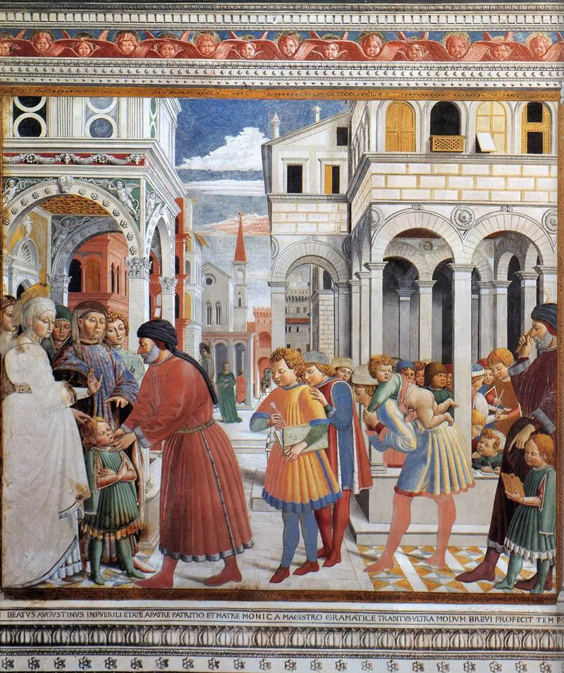 Tagaste-skolen - Benozzo Gozzoli