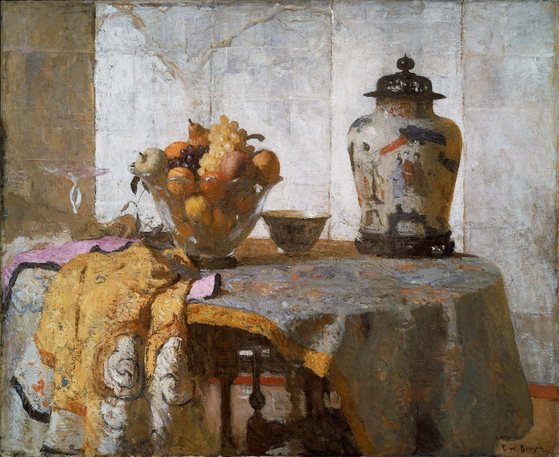 Det sølvfarvede skærm - Frank Weston Benson