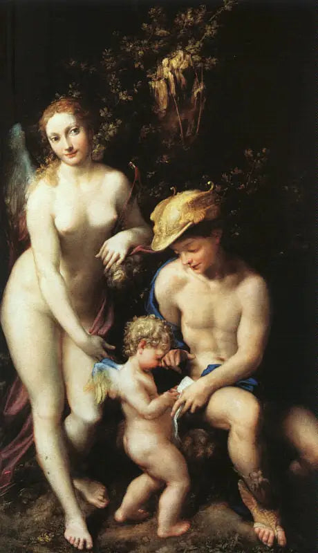 Cupids Uddannelse - Antonio da Correggio