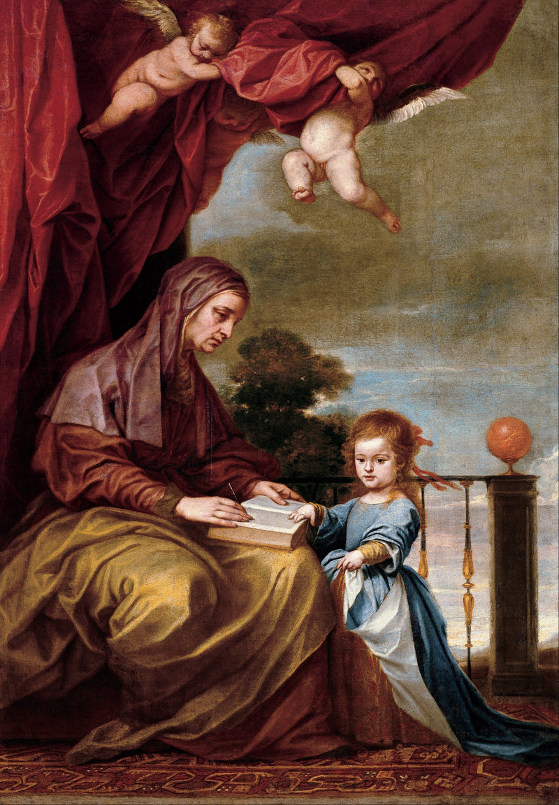 Jomfru Marias Uddannelse - Alonso Cano