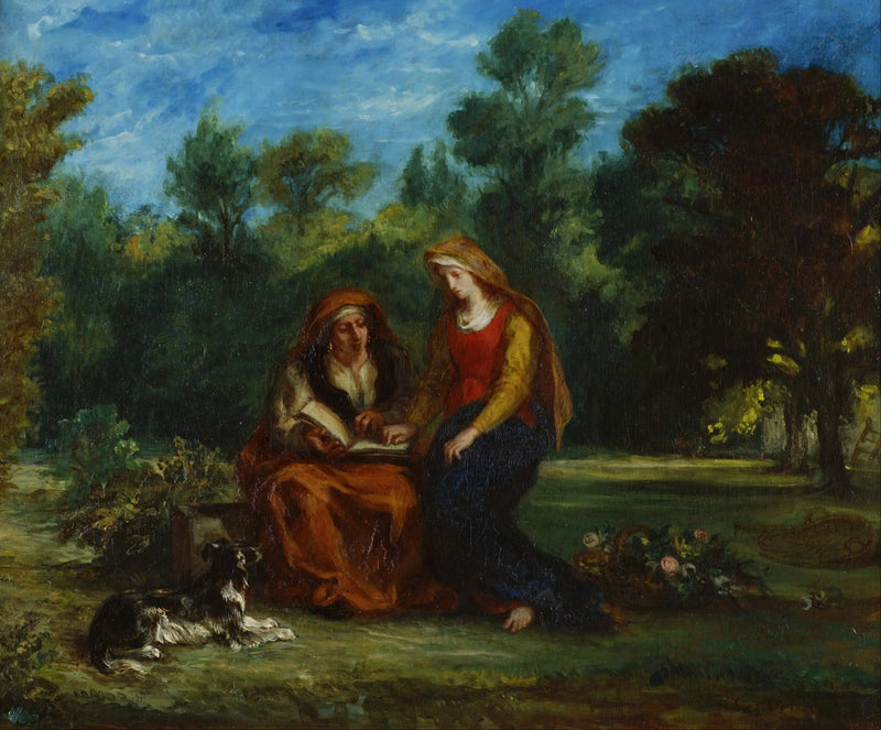 Jomfruens Uddannelse - Eugène Delacroix