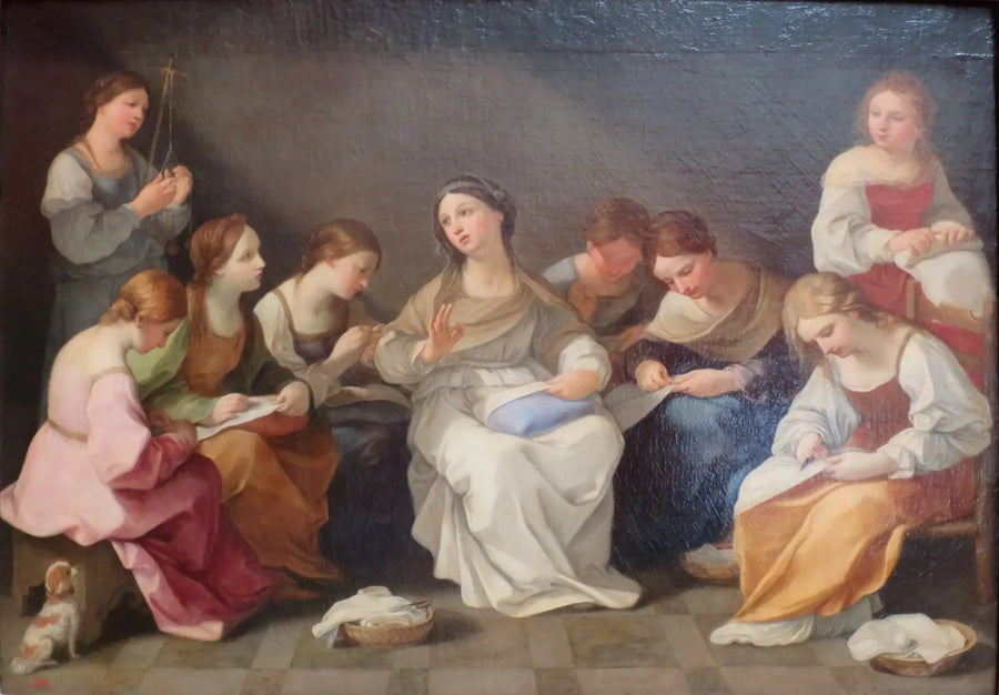 Jomfru Marias Uddannelse - Guido Reni