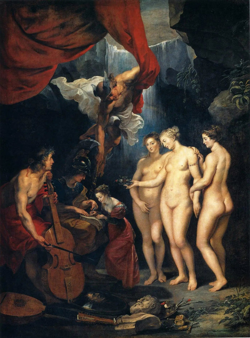 Marie de Médicis' Uddannelse - Peter Paul Rubens