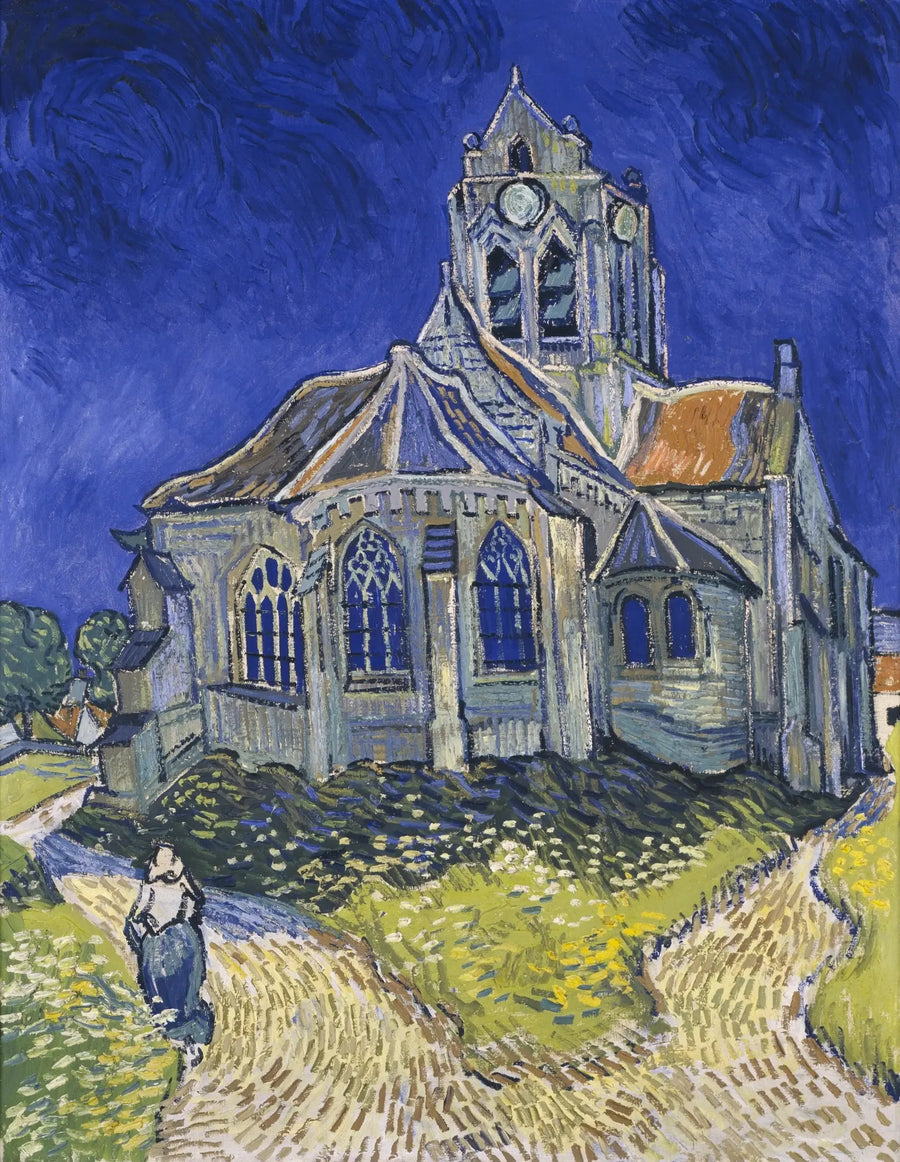 Kirken i Auvers-sur-Oise - Vincent van Gogh