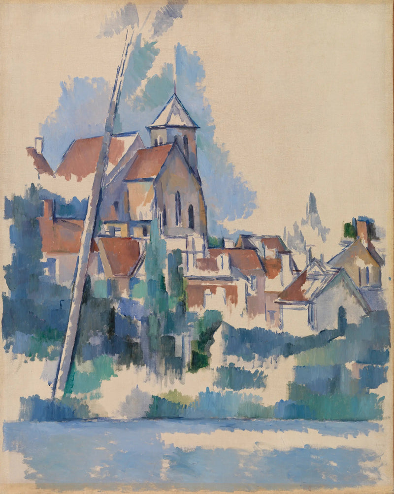 Kirken i Montigny-sur-Loing - Paul Cézanne