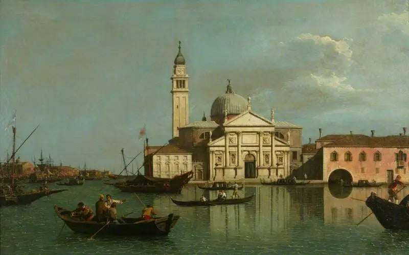 San Giorgio Maggiore Kirke, Venedig - Canaletto