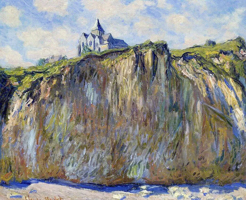 Varengeville kirke, morgenlys - Claude Monet