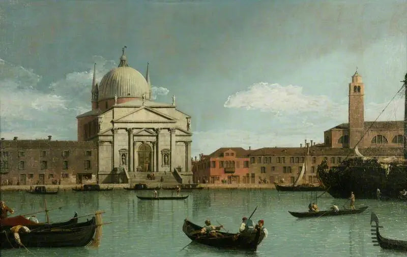 Rødeemerens Kirke, Venedig - Canaletto