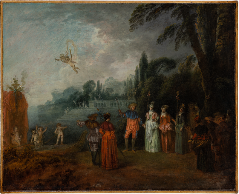 Afsked til Cythera - Antoine Watteau