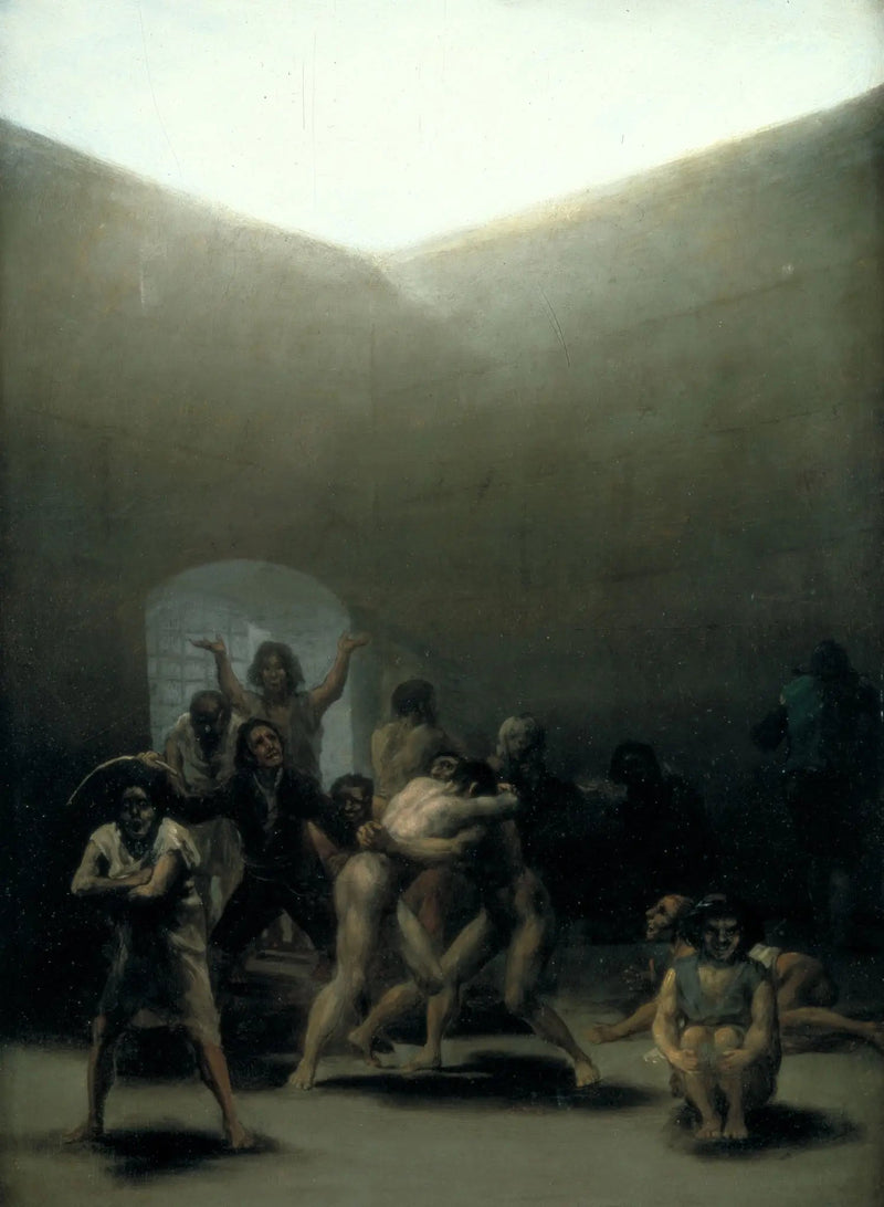 De sindssyges indhegning - Francisco de Goya