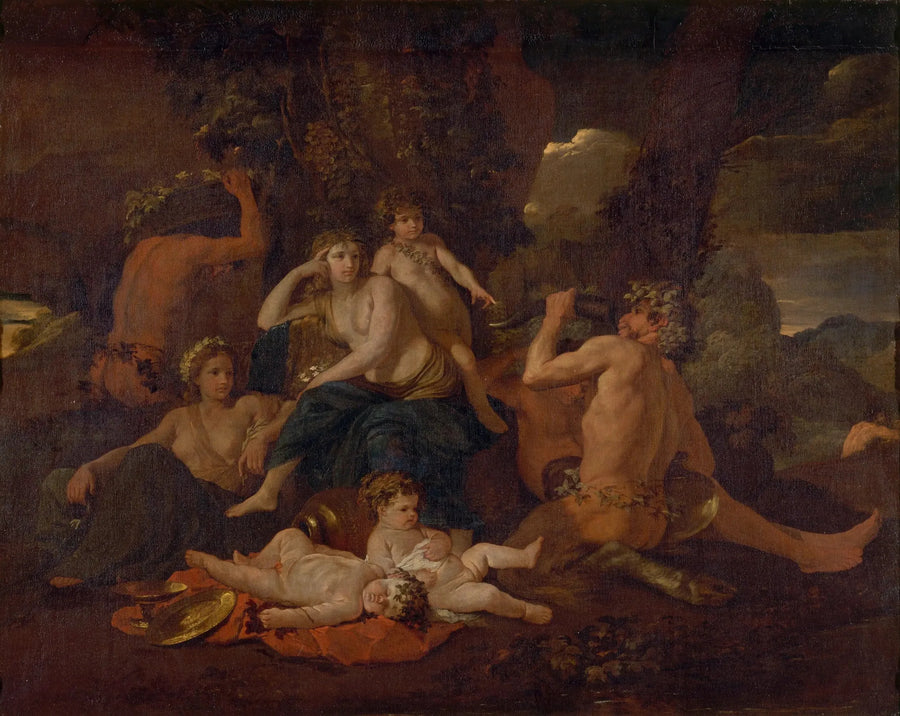 Bacchus' Barndom - Nicolas Poussin