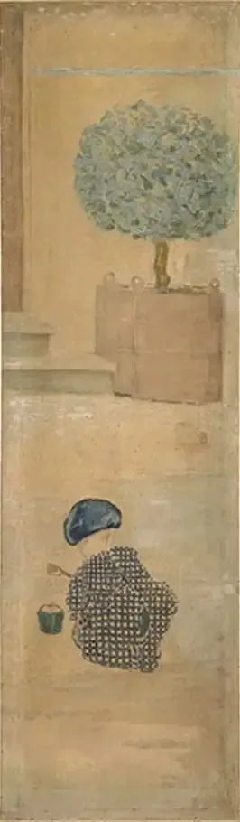 Barnet ved sandkassen - Pierre Bonnard