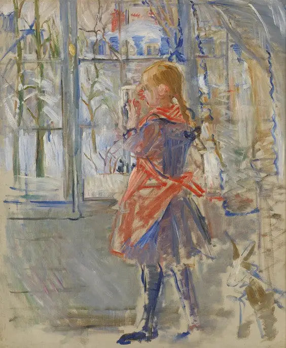 Barnet i den røde forklæde - Berthe Morisot