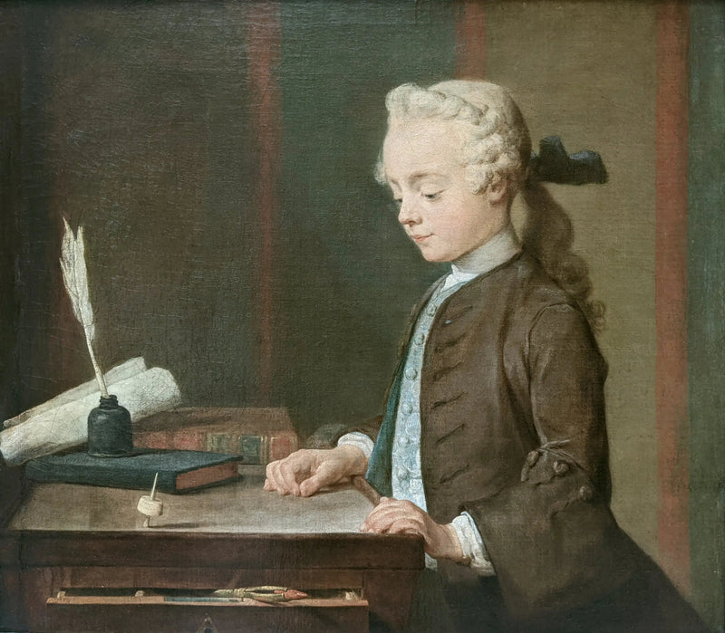 Barnet med sut - Jean Siméon Chardin