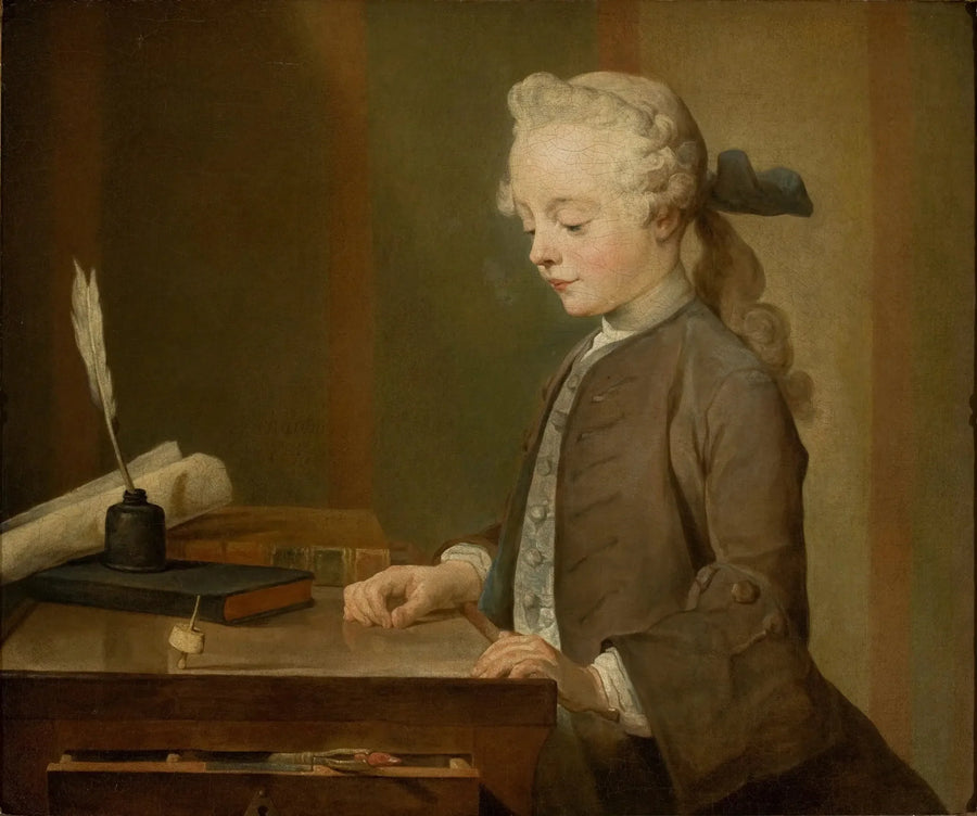 Barnet med sut - Jean Siméon Chardin