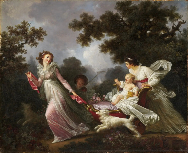 Det elskede barn - Jean-Honoré Fragonard