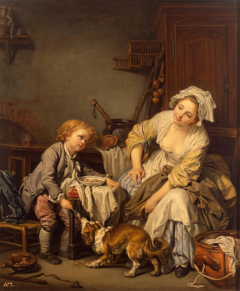Den forkælede dreng - Jean-Baptiste Greuze