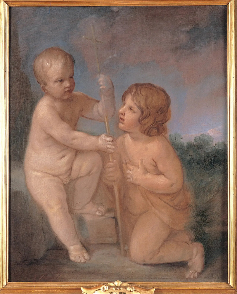 Jesusbarnet og Sankt Johannes - Guido Reni