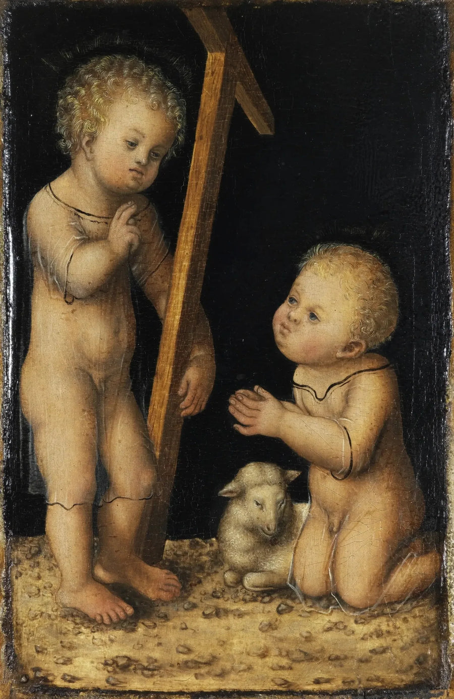 Jesusbarnet og Sankt Johannes - Lucas Cranach den Ældre