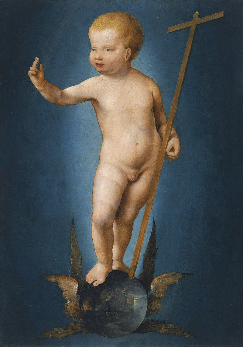 Jesusbarnet på verdensgloben - Joos van Cleve