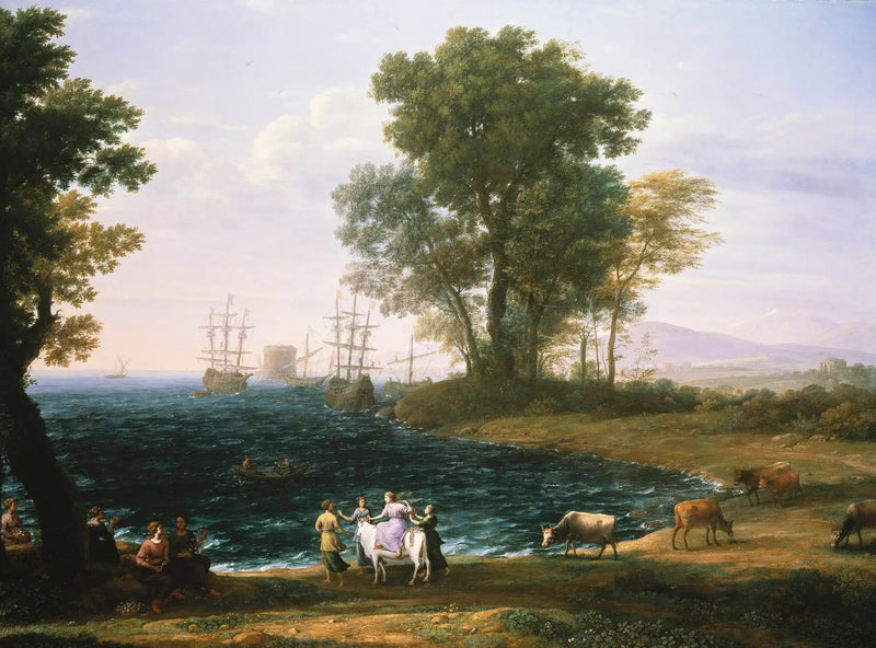 Europas bortførelse - Claude Lorrain