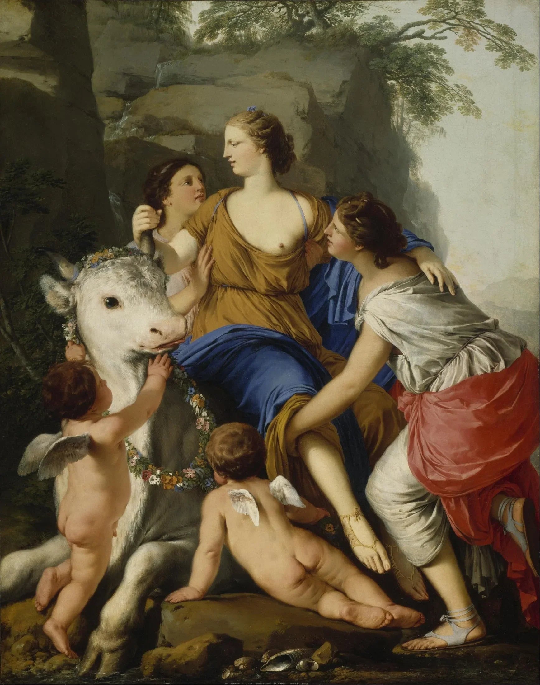 L'Enlèvement d'Europe - Laurent de La Hyre image 1 tableau peint à l’huile sur toile
