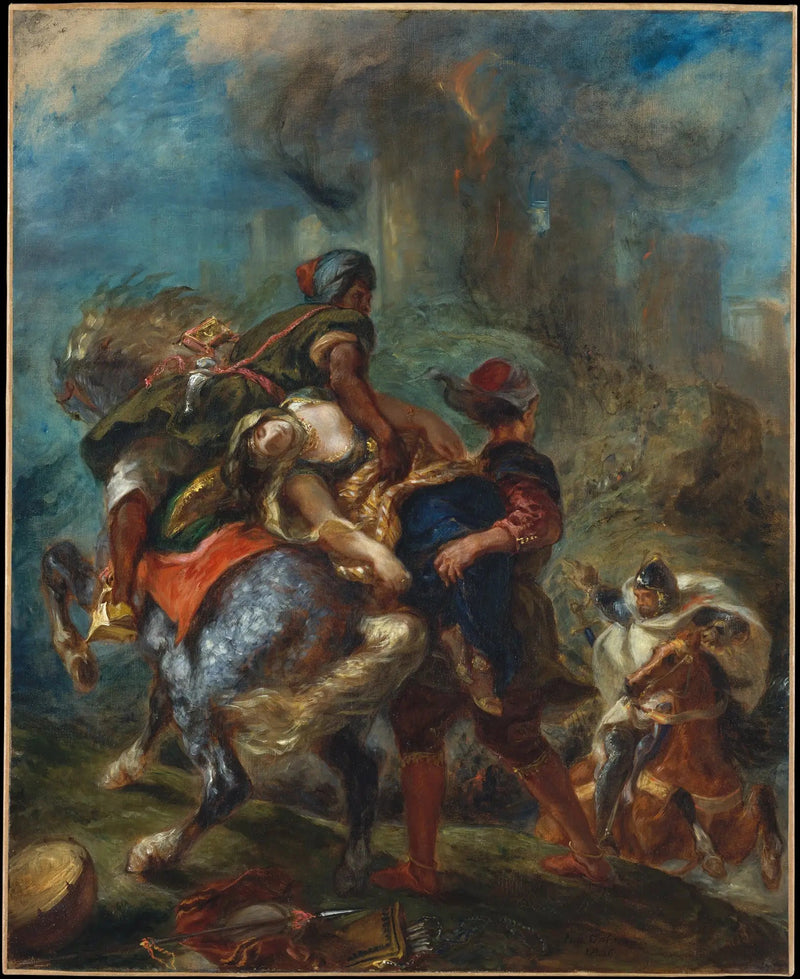Rebeccas bortførelse - Eugène Delacroix