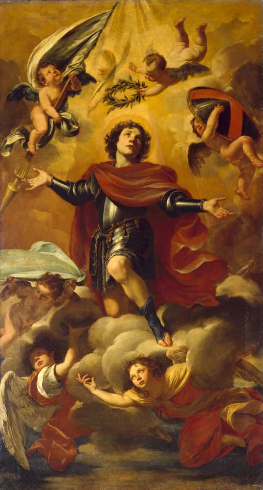 Saint Théodore's borttagning - Simon Vouet