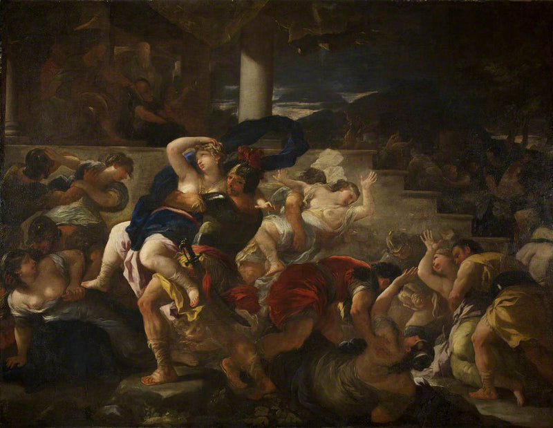 Sabinernes bortførelse - Luca Giordano
