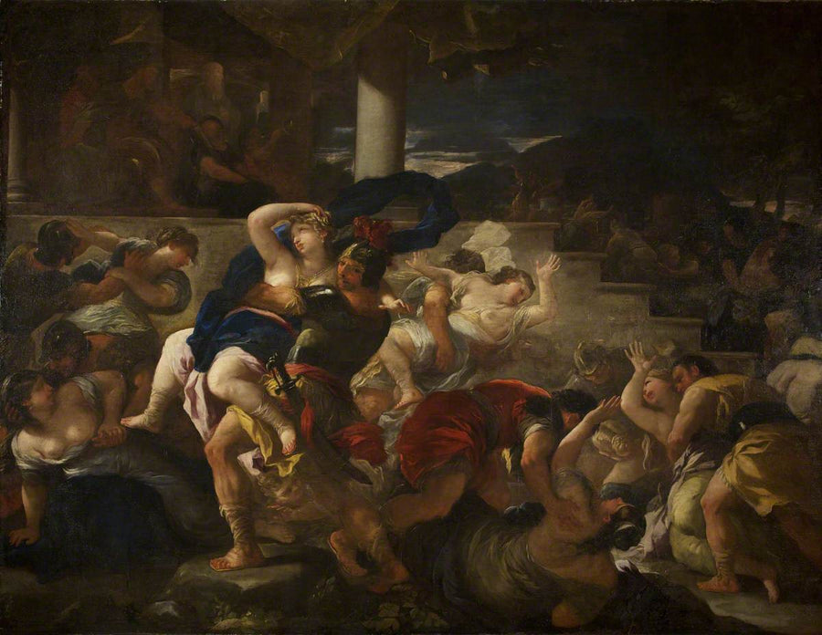 Sabinernes bortførelse - Luca Giordano