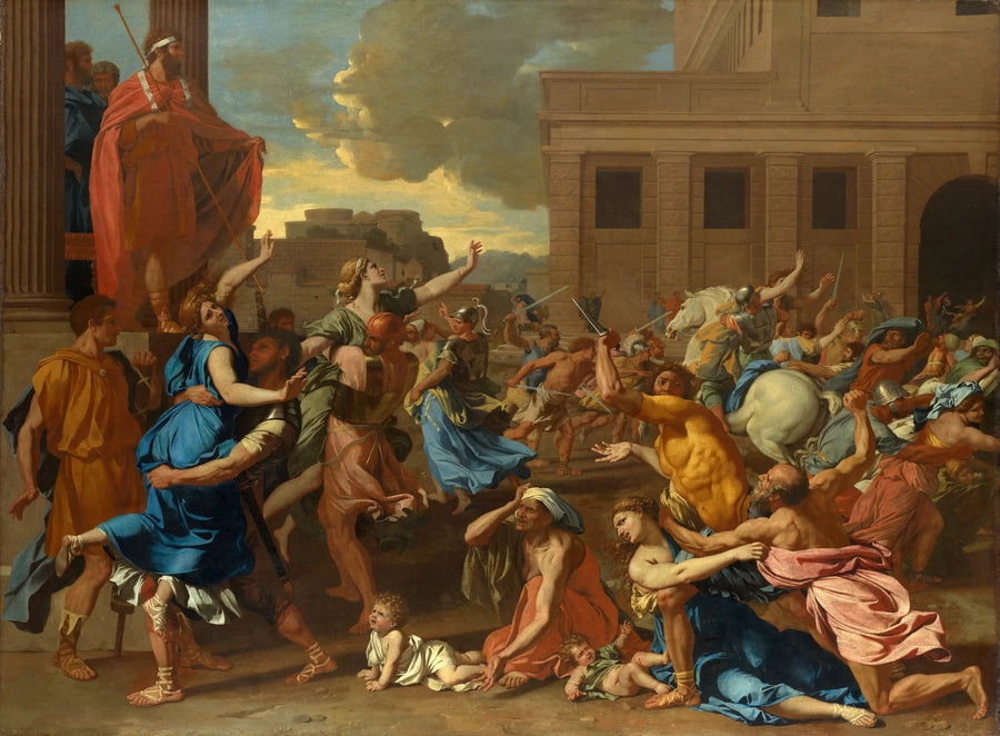 Sabinernes bortførelse - Nicolas Poussin
